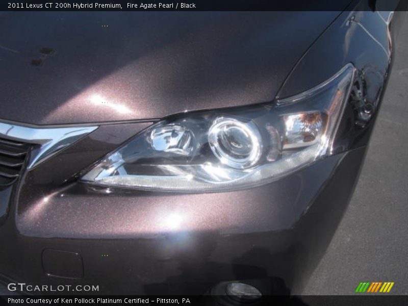 Fire Agate Pearl / Black 2011 Lexus CT 200h Hybrid Premium