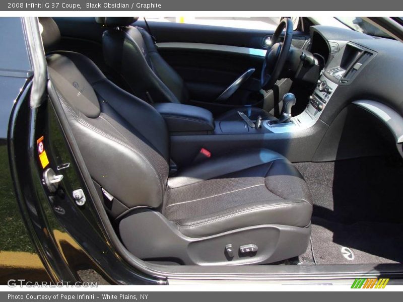 Black Obsidian / Graphite 2008 Infiniti G 37 Coupe