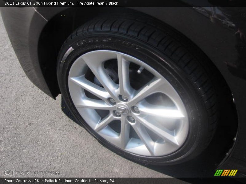 Fire Agate Pearl / Black 2011 Lexus CT 200h Hybrid Premium