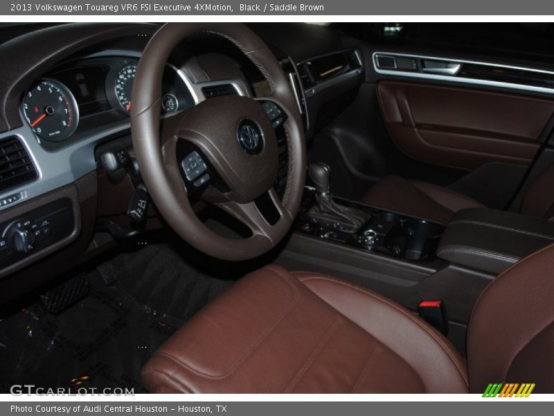 Black / Saddle Brown 2013 Volkswagen Touareg VR6 FSI Executive 4XMotion