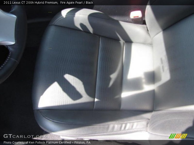 Fire Agate Pearl / Black 2011 Lexus CT 200h Hybrid Premium
