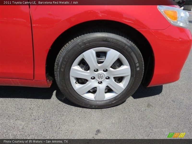 Barcelona Red Metallic / Ash 2011 Toyota Camry LE