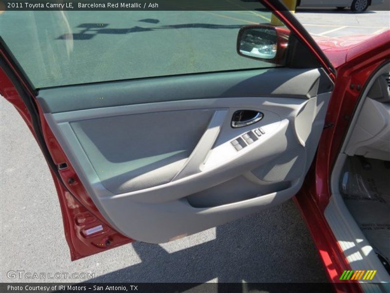 Barcelona Red Metallic / Ash 2011 Toyota Camry LE