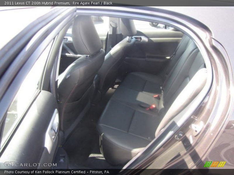 Fire Agate Pearl / Black 2011 Lexus CT 200h Hybrid Premium