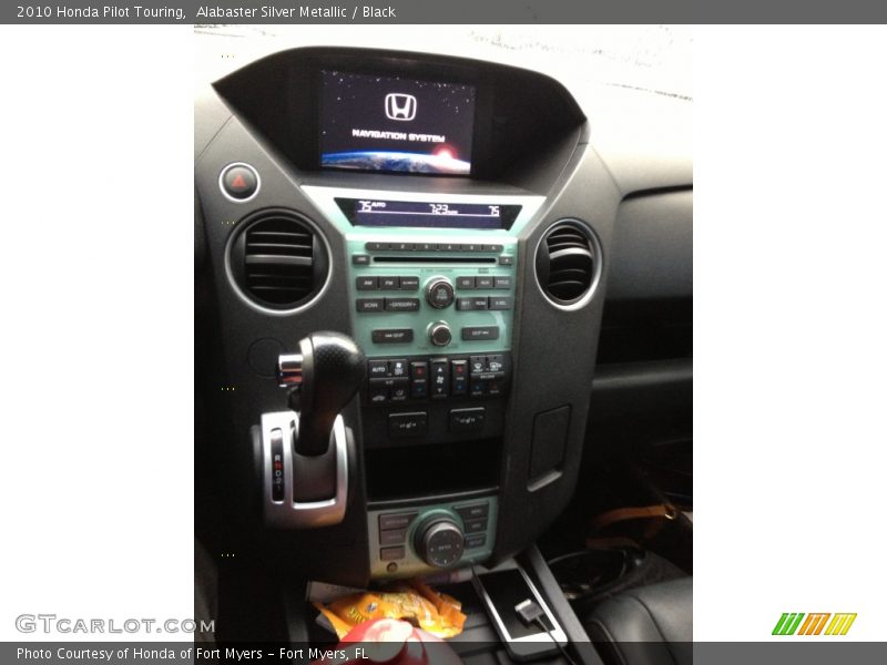 Alabaster Silver Metallic / Black 2010 Honda Pilot Touring