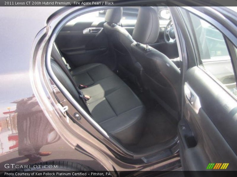 Fire Agate Pearl / Black 2011 Lexus CT 200h Hybrid Premium