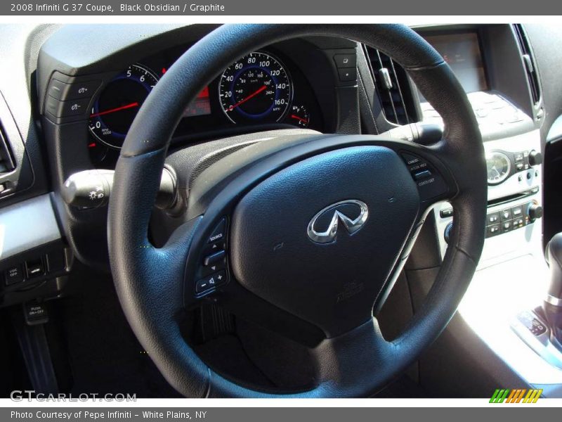 Black Obsidian / Graphite 2008 Infiniti G 37 Coupe