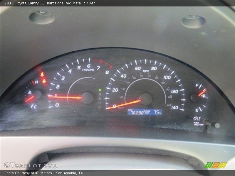 Barcelona Red Metallic / Ash 2011 Toyota Camry LE