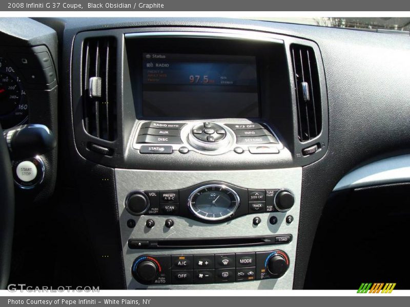 Black Obsidian / Graphite 2008 Infiniti G 37 Coupe