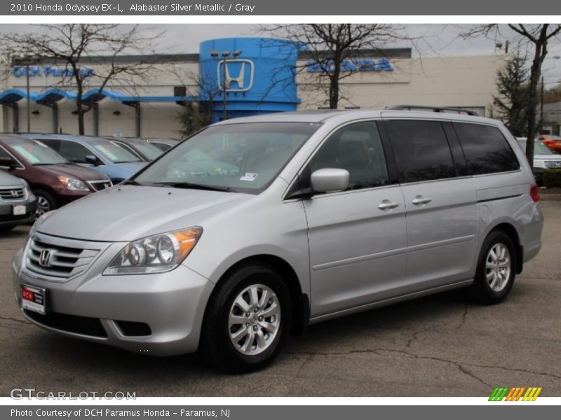 Alabaster Silver Metallic / Gray 2010 Honda Odyssey EX-L