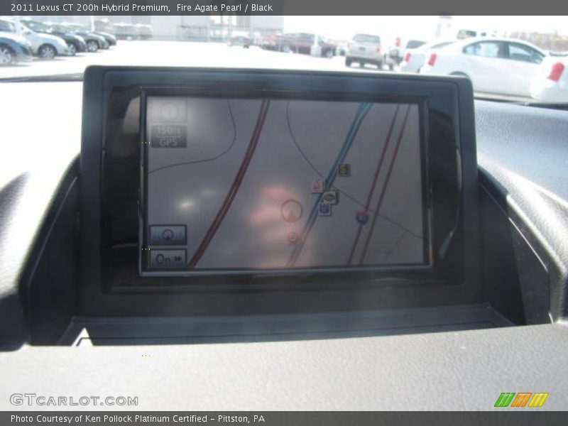 Fire Agate Pearl / Black 2011 Lexus CT 200h Hybrid Premium