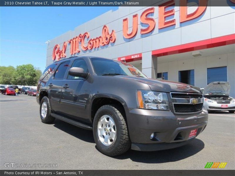 Taupe Gray Metallic / Light Titanium/Dark Titanium 2010 Chevrolet Tahoe LT