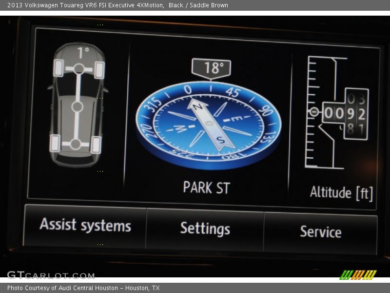 Black / Saddle Brown 2013 Volkswagen Touareg VR6 FSI Executive 4XMotion