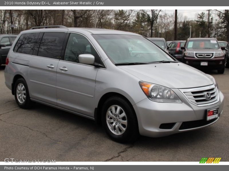 Alabaster Silver Metallic / Gray 2010 Honda Odyssey EX-L