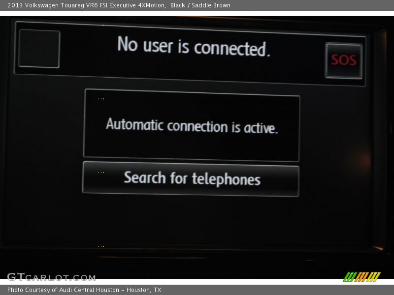 Black / Saddle Brown 2013 Volkswagen Touareg VR6 FSI Executive 4XMotion