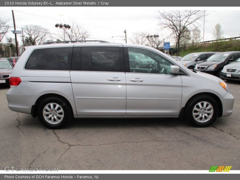 Alabaster Silver Metallic / Gray 2010 Honda Odyssey EX-L