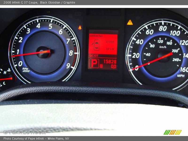 Black Obsidian / Graphite 2008 Infiniti G 37 Coupe