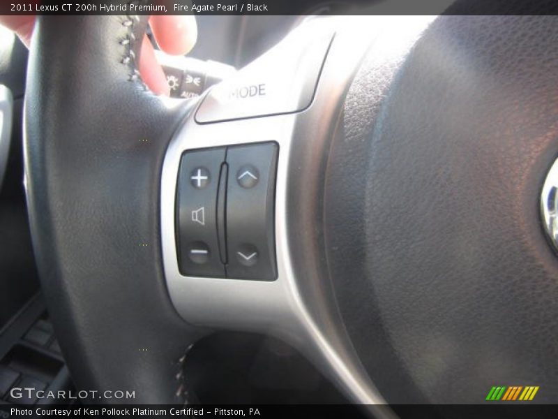 Fire Agate Pearl / Black 2011 Lexus CT 200h Hybrid Premium