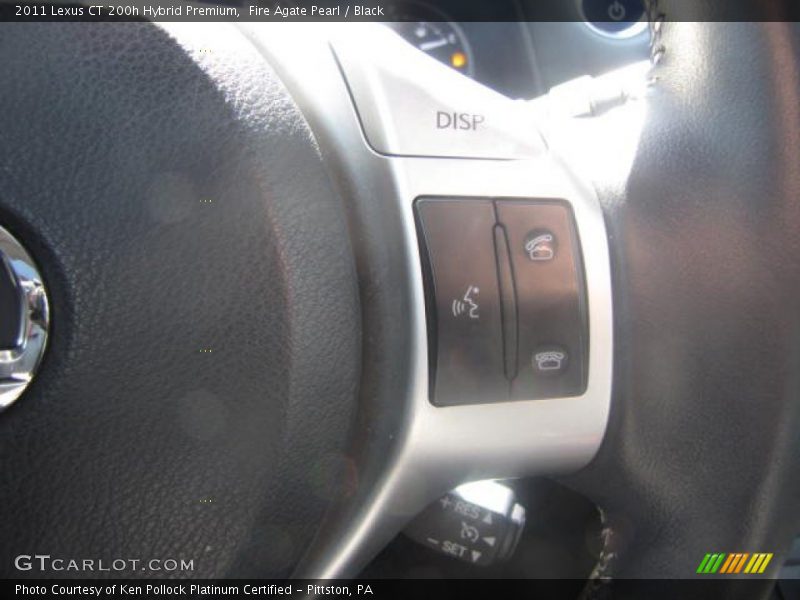 Fire Agate Pearl / Black 2011 Lexus CT 200h Hybrid Premium