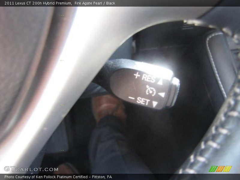 Fire Agate Pearl / Black 2011 Lexus CT 200h Hybrid Premium