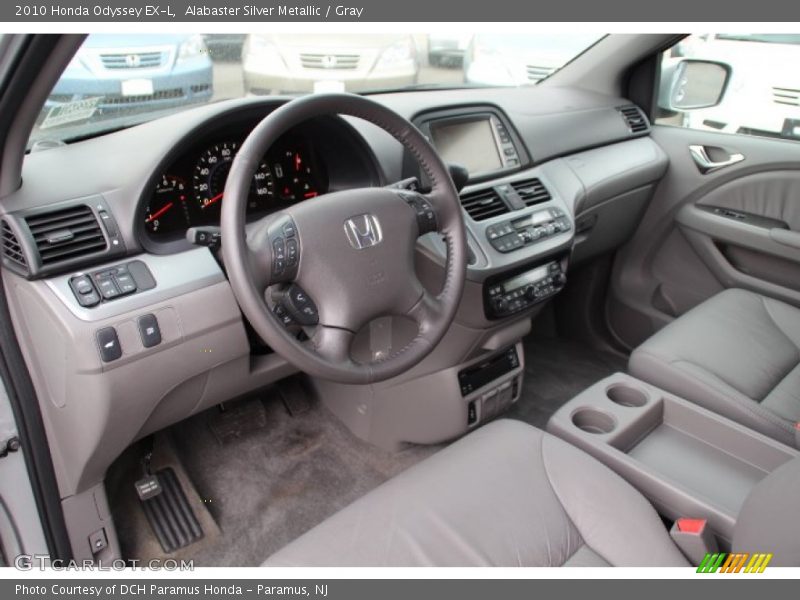 Alabaster Silver Metallic / Gray 2010 Honda Odyssey EX-L