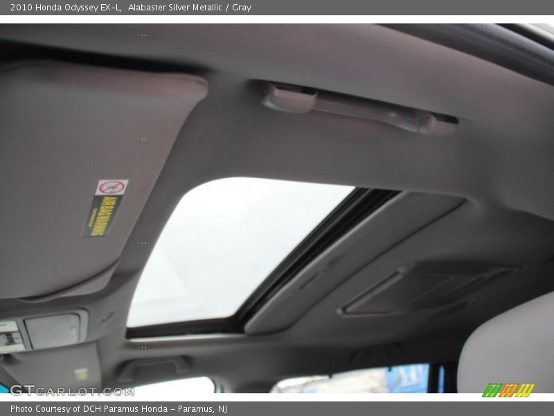 Alabaster Silver Metallic / Gray 2010 Honda Odyssey EX-L