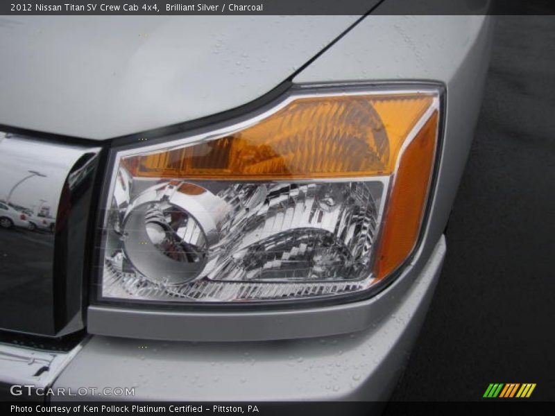 Brilliant Silver / Charcoal 2012 Nissan Titan SV Crew Cab 4x4