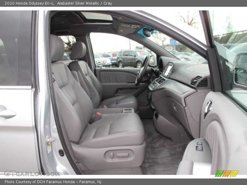 Alabaster Silver Metallic / Gray 2010 Honda Odyssey EX-L