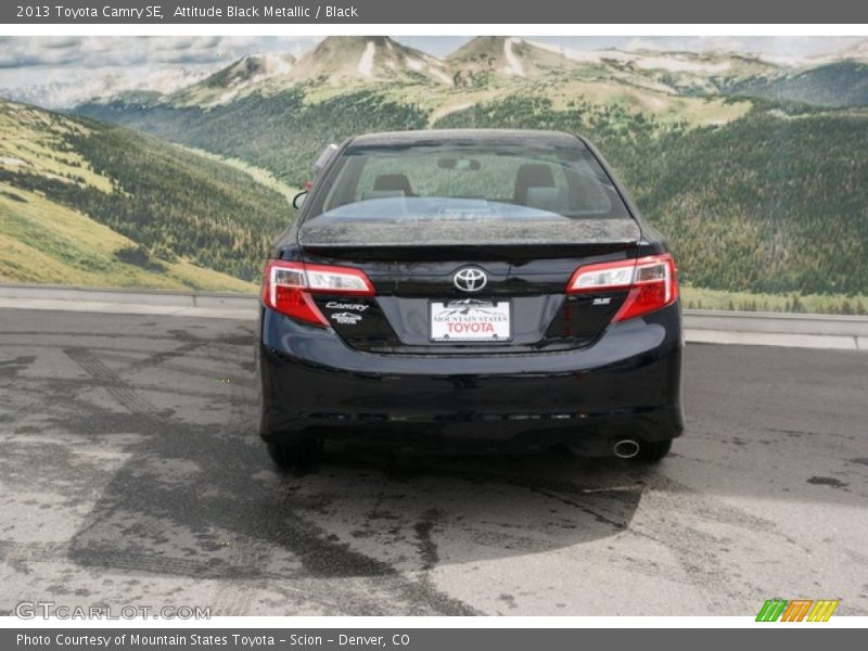 Attitude Black Metallic / Black 2013 Toyota Camry SE