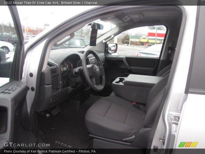 Brilliant Silver / Charcoal 2012 Nissan Titan SV Crew Cab 4x4
