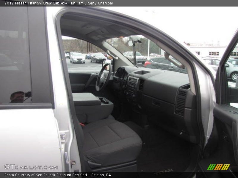 Brilliant Silver / Charcoal 2012 Nissan Titan SV Crew Cab 4x4