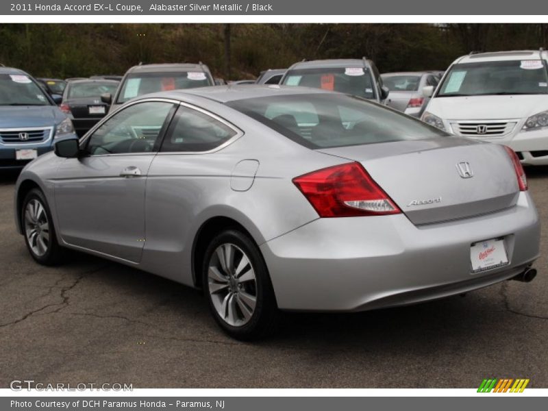 Alabaster Silver Metallic / Black 2011 Honda Accord EX-L Coupe