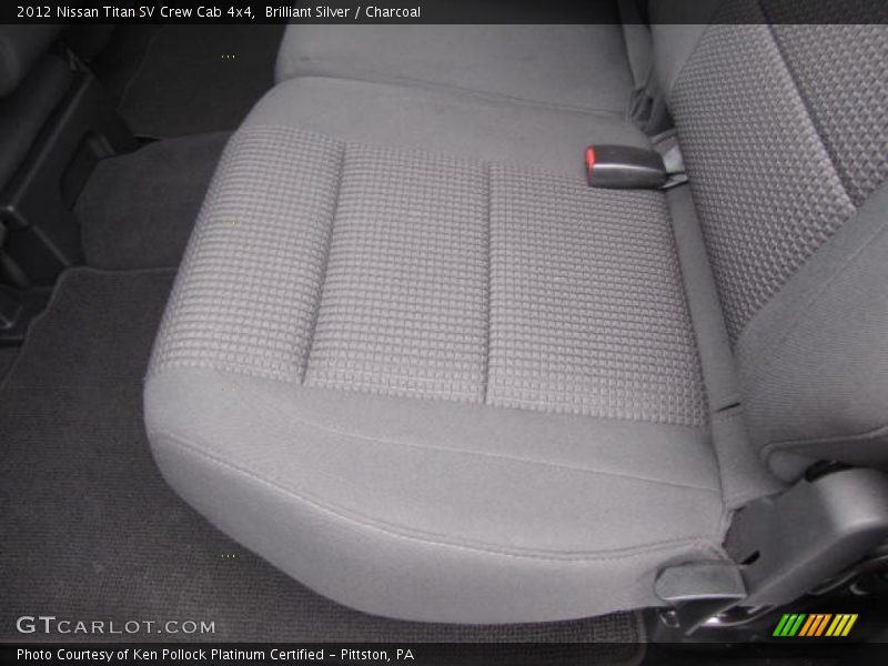 Brilliant Silver / Charcoal 2012 Nissan Titan SV Crew Cab 4x4