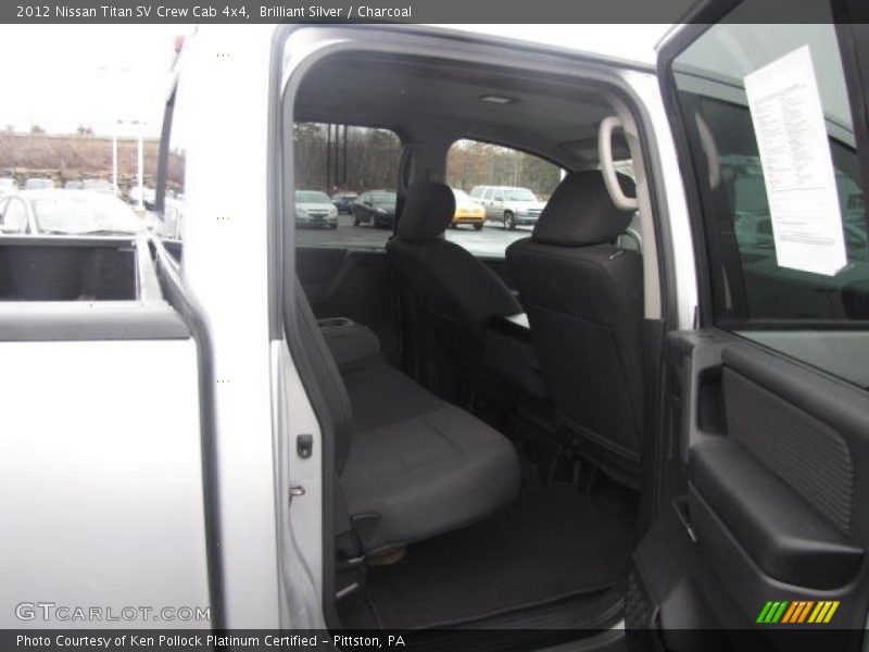 Brilliant Silver / Charcoal 2012 Nissan Titan SV Crew Cab 4x4