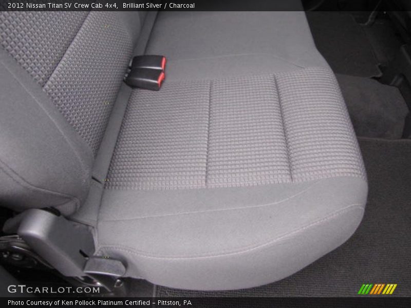 Brilliant Silver / Charcoal 2012 Nissan Titan SV Crew Cab 4x4