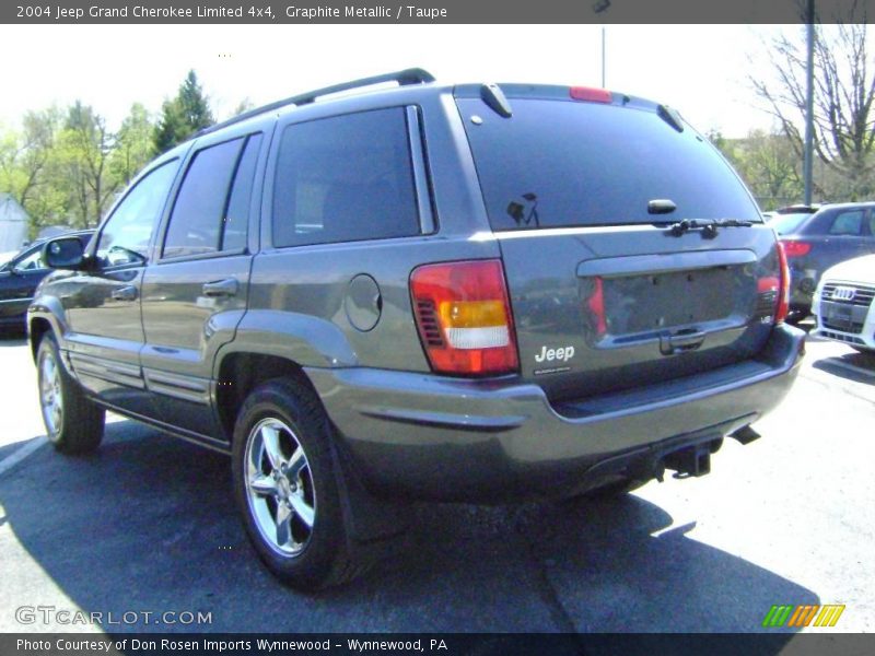 Graphite Metallic / Taupe 2004 Jeep Grand Cherokee Limited 4x4
