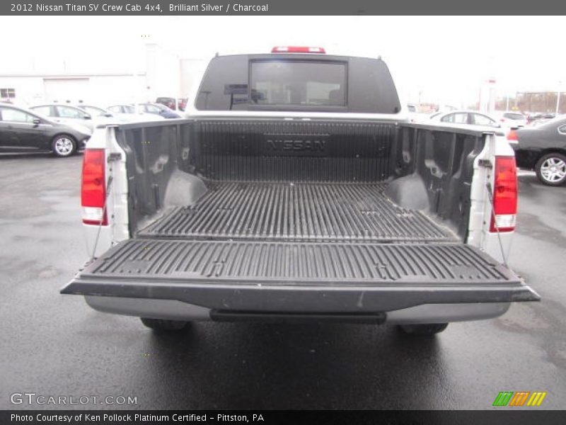 Brilliant Silver / Charcoal 2012 Nissan Titan SV Crew Cab 4x4