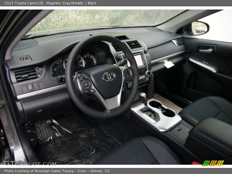 Magnetic Gray Metallic / Black 2013 Toyota Camry SE