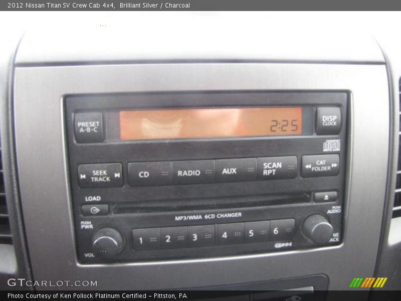 Brilliant Silver / Charcoal 2012 Nissan Titan SV Crew Cab 4x4