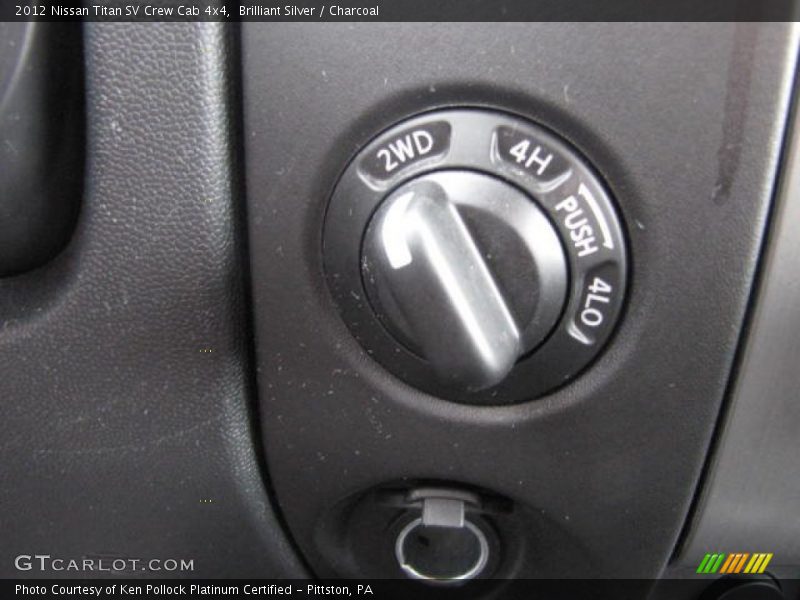 Brilliant Silver / Charcoal 2012 Nissan Titan SV Crew Cab 4x4