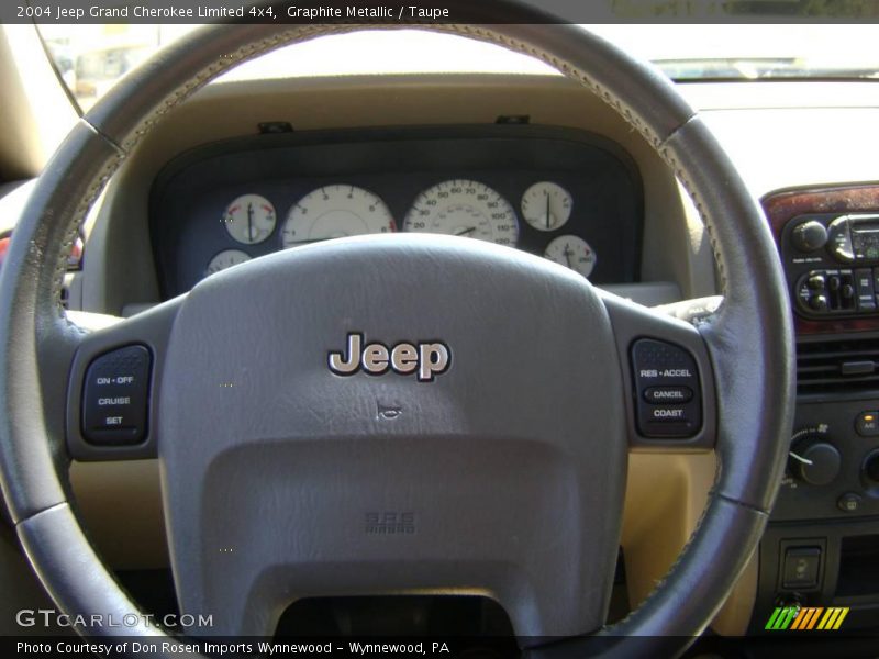 Graphite Metallic / Taupe 2004 Jeep Grand Cherokee Limited 4x4
