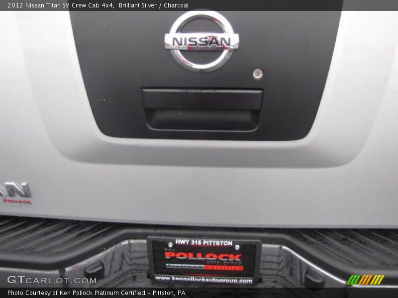Brilliant Silver / Charcoal 2012 Nissan Titan SV Crew Cab 4x4