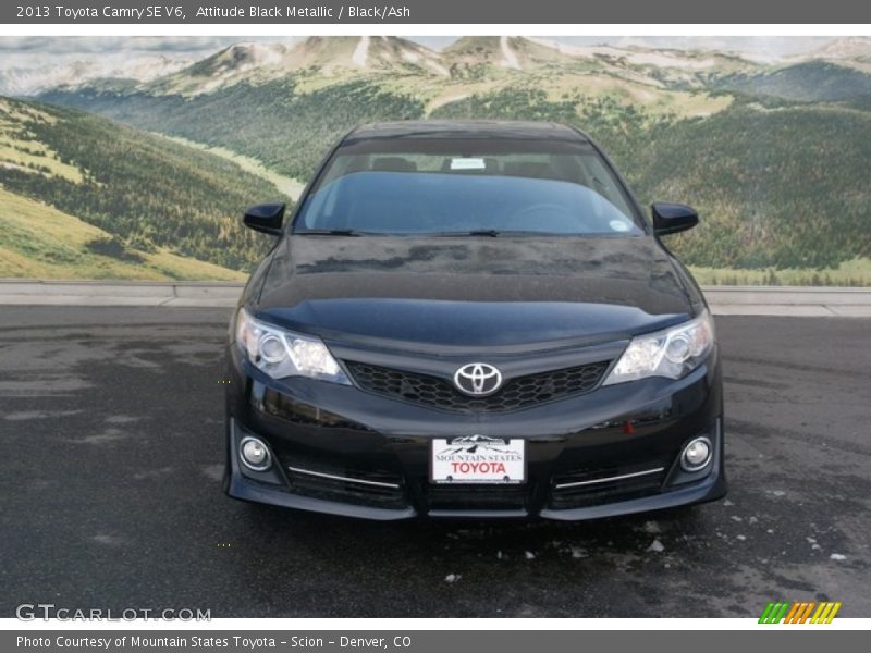 Attitude Black Metallic / Black/Ash 2013 Toyota Camry SE V6