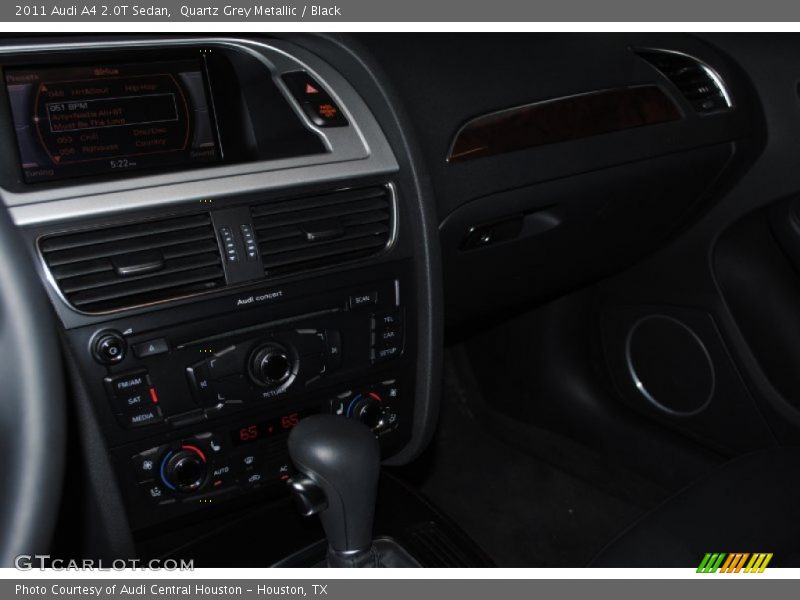 Quartz Grey Metallic / Black 2011 Audi A4 2.0T Sedan