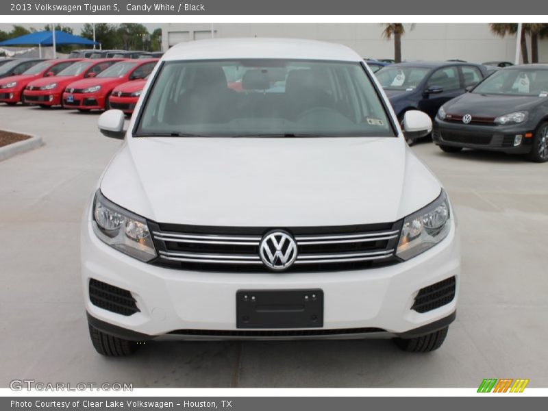 Candy White / Black 2013 Volkswagen Tiguan S