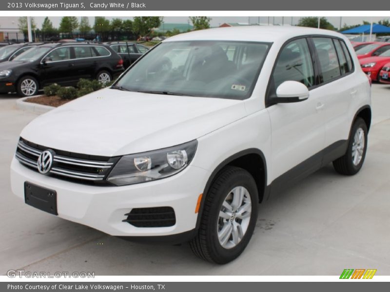 Candy White / Black 2013 Volkswagen Tiguan S