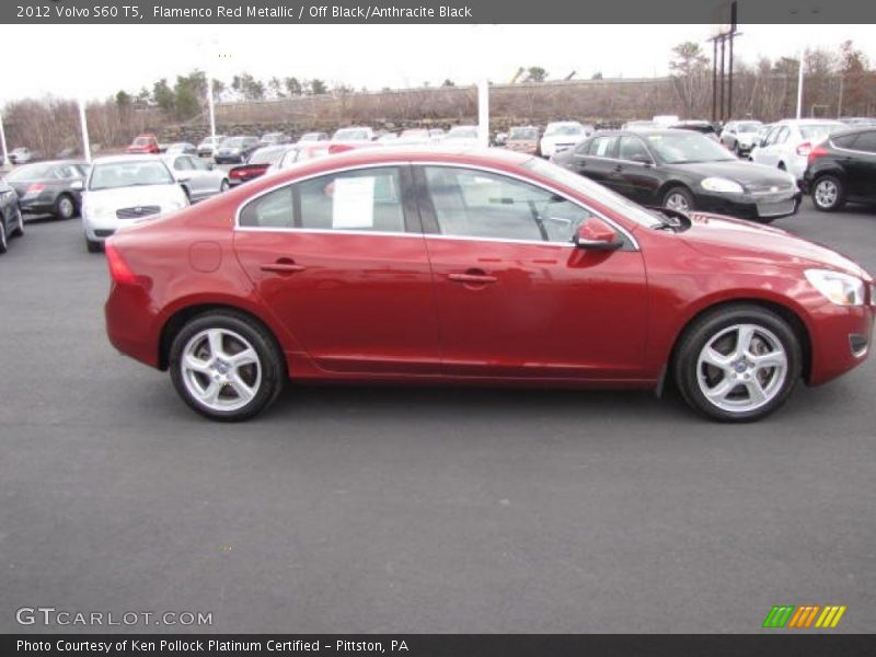 Flamenco Red Metallic / Off Black/Anthracite Black 2012 Volvo S60 T5