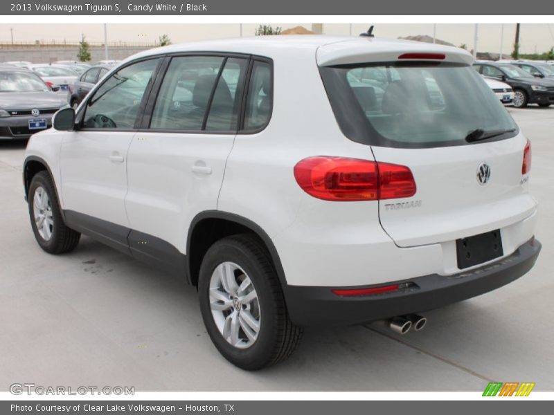 Candy White / Black 2013 Volkswagen Tiguan S