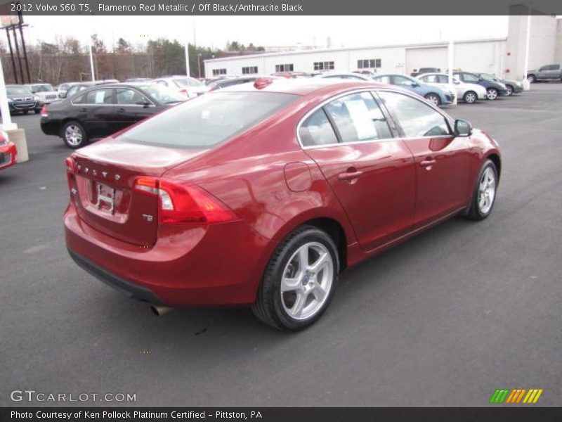 Flamenco Red Metallic / Off Black/Anthracite Black 2012 Volvo S60 T5