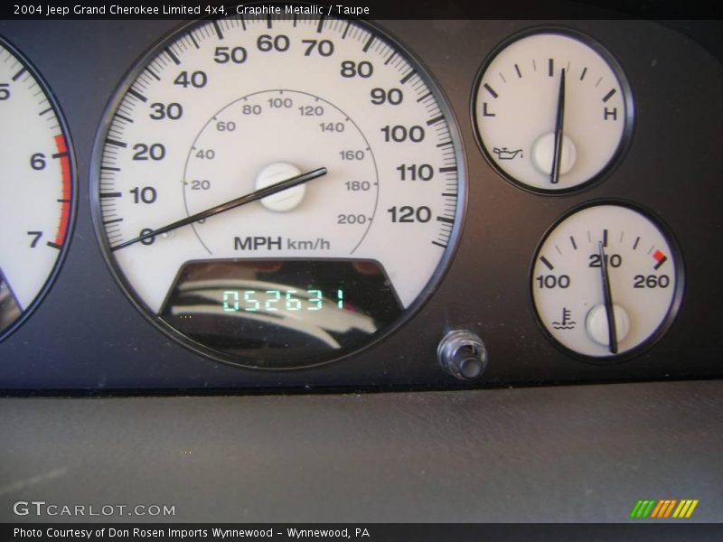 Graphite Metallic / Taupe 2004 Jeep Grand Cherokee Limited 4x4